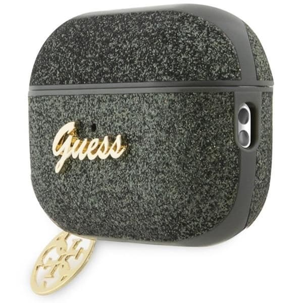 Guess Airpods Pro 2 Skal Glitter Flake Charm - Grön