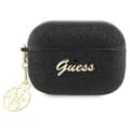 Miniatyrbild 2 av 6: Guess Airpods Pro 2 Skal Glitter Flake Charm - Svart