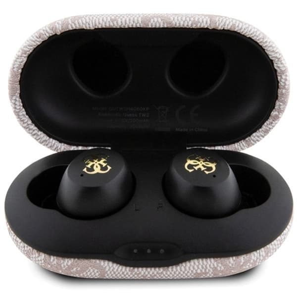 Guess TWS In-ear Hörlurar Bluetooth Metall - Rosa