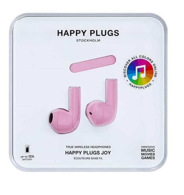 Happy Plugs Joy Hörlur In-Ear TWS - Rosa