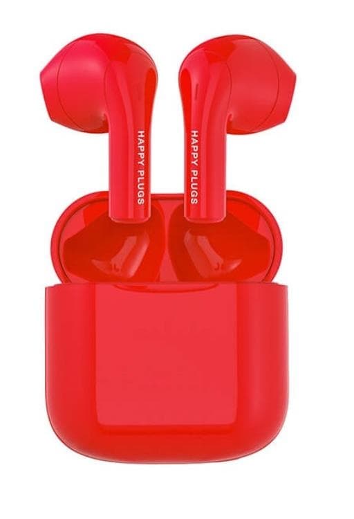 Happy Plugs Joy Hörlur In-Ear TWS - Röd