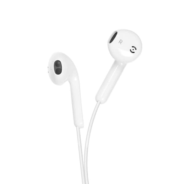 Forcell Hörlurar Stereo För Apple Lightning NY BOX - Vit