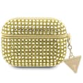 Miniatyrbild 1 av 2: Guess AirPods Pro 2 Skal Rhinestone Triangle Charm - Guld