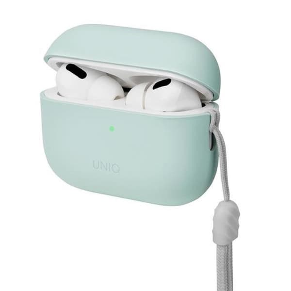 UNIQ AirPods Pro 2 Skal Lino Silikon - Mintgrön