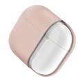 Miniatyrbild 3 av 6: UNIQ AirPods Pro 2 Skal Lino Silikon - Blush Rosa
