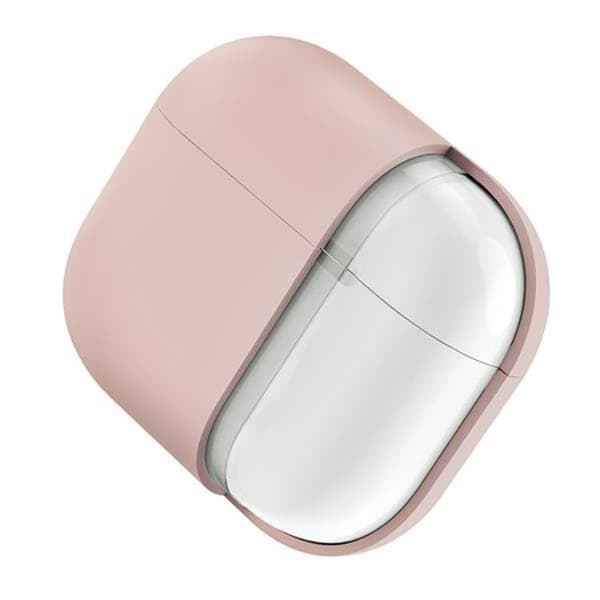 UNIQ AirPods Pro 2 Skal Lino Silikon - Blush Rosa