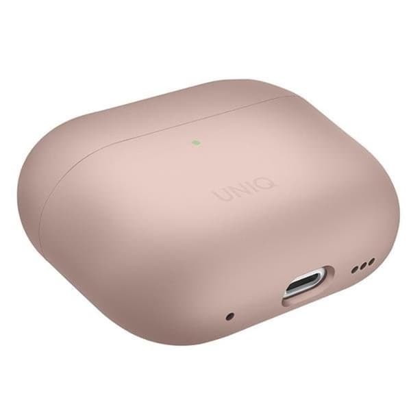 UNIQ AirPods Pro 2 Skal Lino Silikon - Blush Rosa