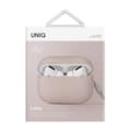 Miniatyrbild 6 av 6: UNIQ AirPods Pro 2 Skal Lino Silikon - Blush Rosa