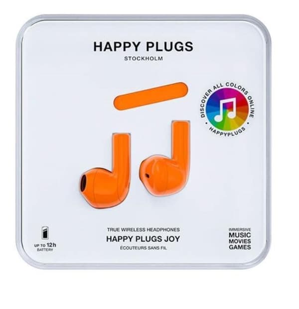 Happy Plugs Joy Hörlur In-Ear TWS - Orange