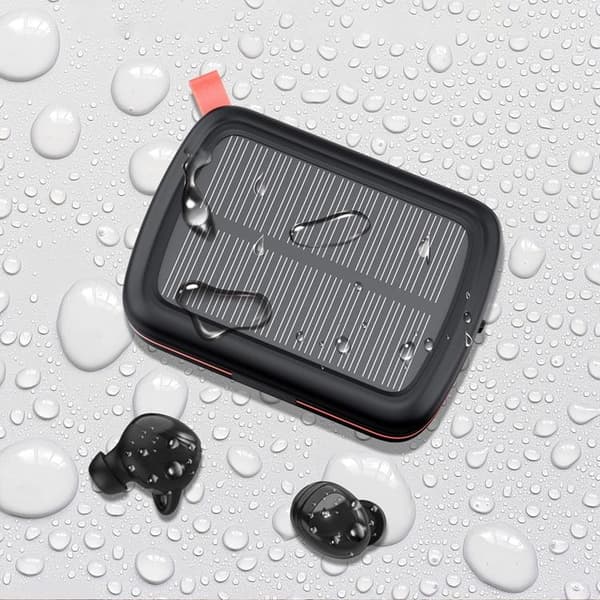 Choetech In-ear Hörlurar BH-T05 Solar TWS med Powerbank 2500mAh - Svart