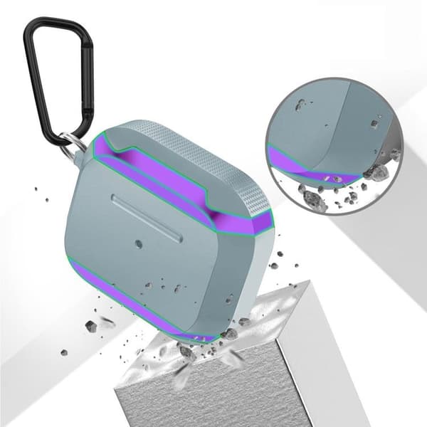AirPods Pro 2 Skal Aluminium TPU - Blå/Svart