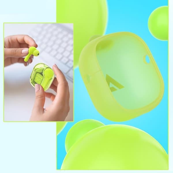 Acefast In-ear Trådlösa Hörlurar TWS Bluetooth - Grön