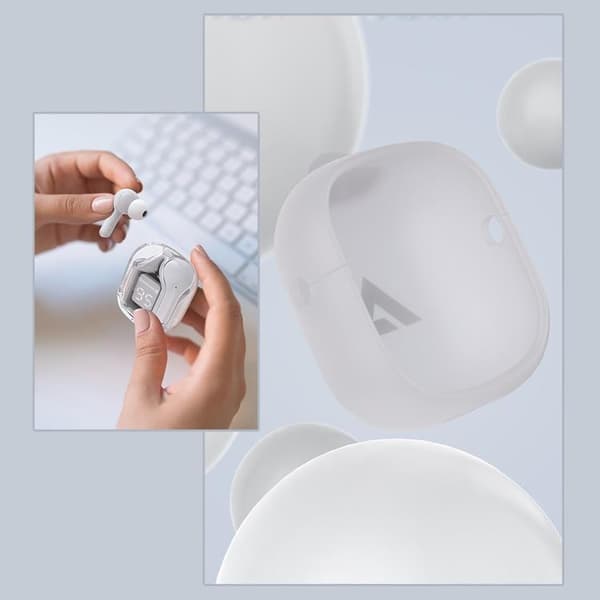 Acefast In-ear Trådlösa Hörlurar TWS Bluetooth - Grå