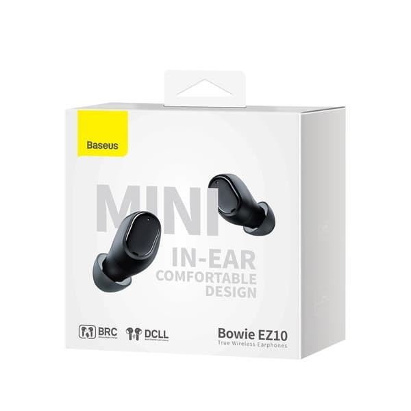 Baseus Bowie EZ10 TWS Bluetooth 5.3 Trådlösa Hörlurar - Svart