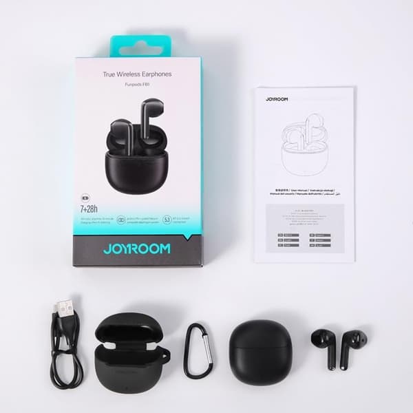 Joyroom TWS Bluetooth 5.3 Trådlösa Hörlurar - Svart