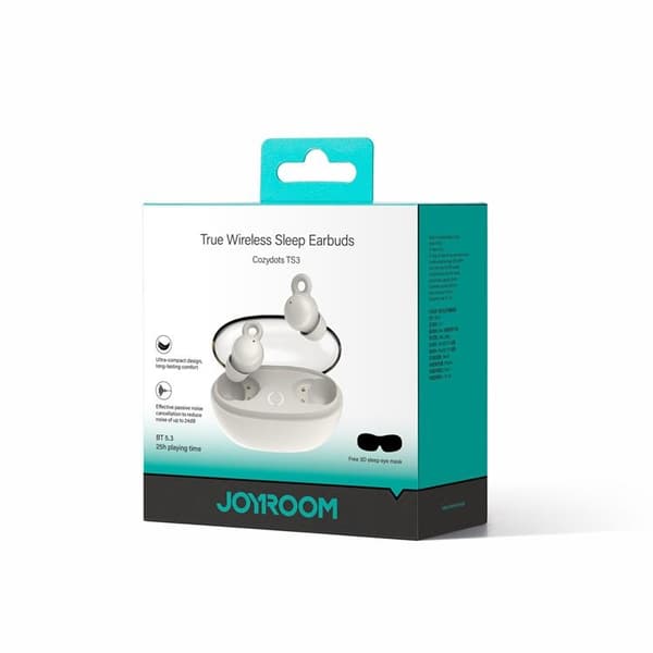 Joyroom Trådlösa In-Ear Hörlurar (JR-TS3) - Vit