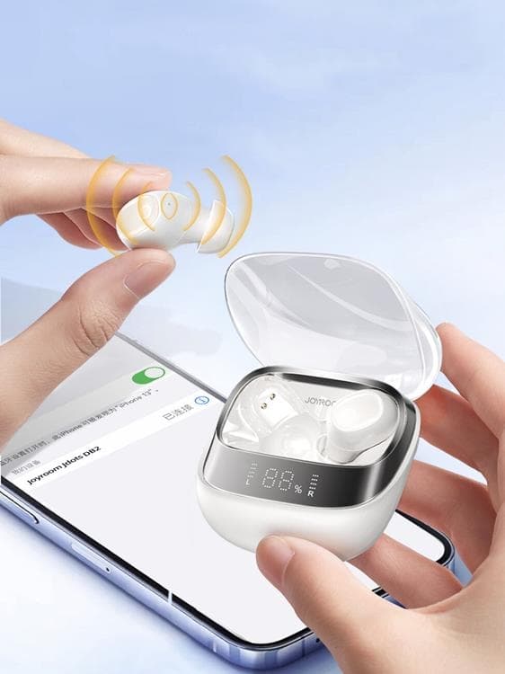 Joyroom Trådlösa In-Ear Hörlurar (JR-TS3) - Vit