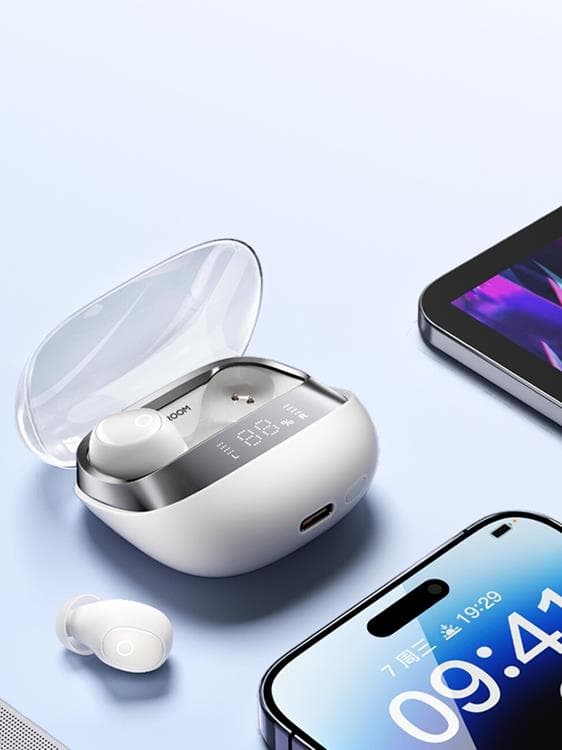 Joyroom Trådlösa In-Ear Hörlurar (JR-TS3) - Vit
