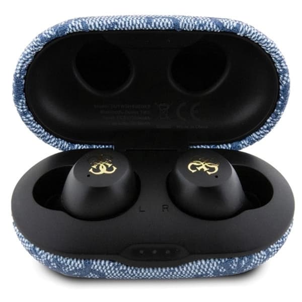 Guess TWS In-ear Hörlurar Bluetooth Metall - Blå