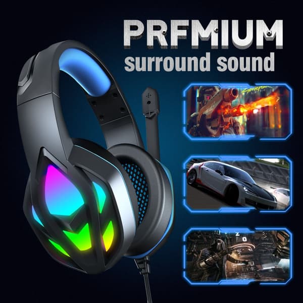 H100 Gaming Headset / Trådbundna over-ear-hörlurar