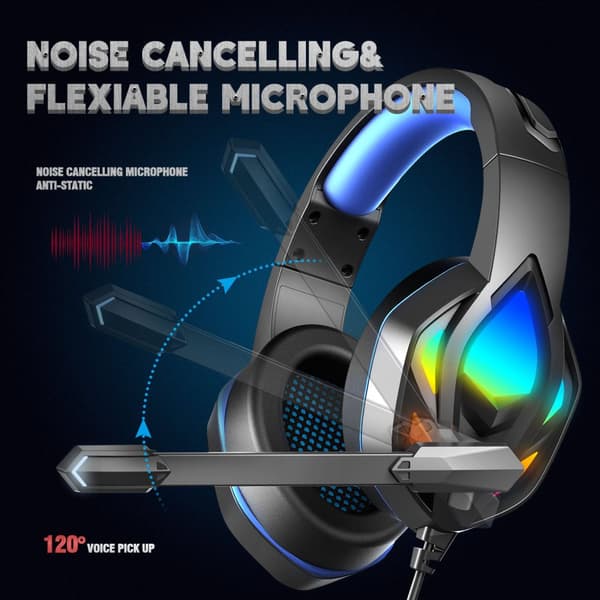 H100 Gaming Headset / Trådbundna over-ear-hörlurar