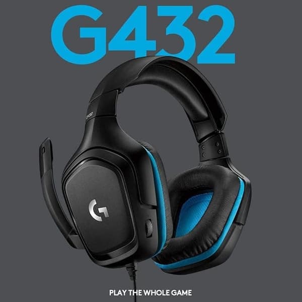 Logitech G432 Surround Sound Gaming Headset 7.1