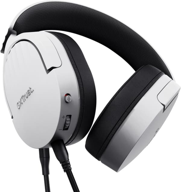 Trust GXT 489 Fayzo - Gaming Headset - Multiplatform - egnet til PS4/PS5 - 3,5 mm - Hvid