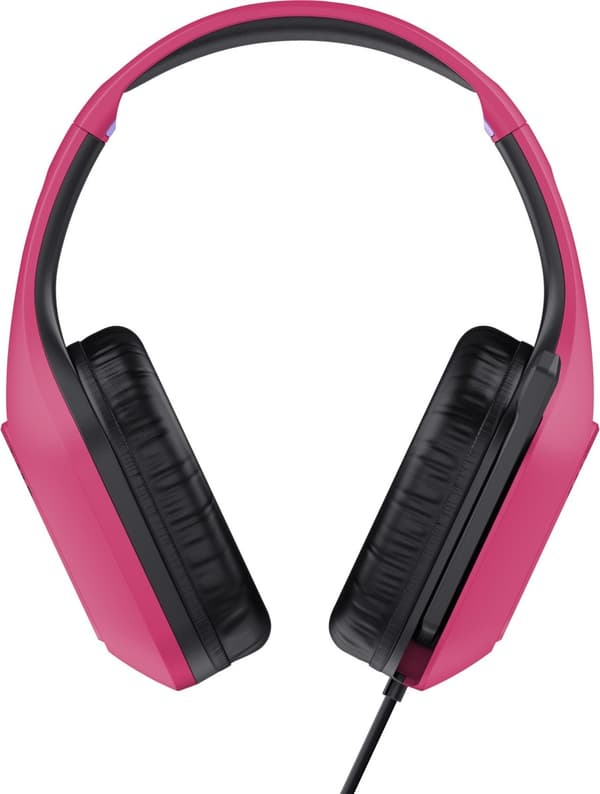 Trust GXT 415P Zirox - Wired Gaming Headset - til pc, PS4, PS5, Xbox & Switch - Stereo - Pink