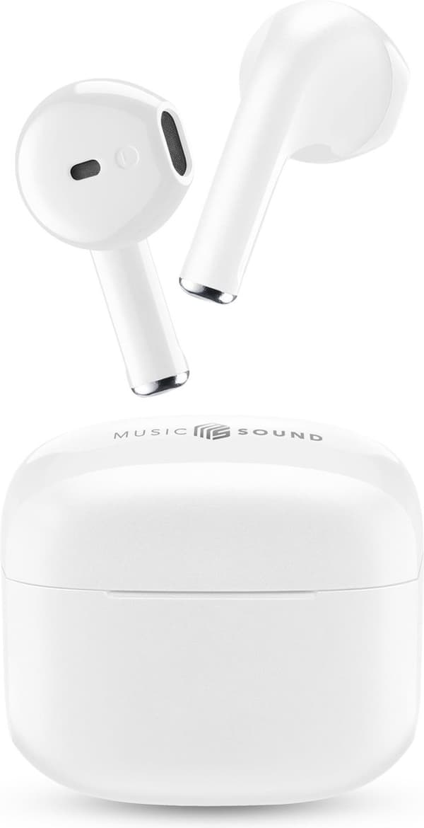 Musik Lyd Swag Headset Trådløst In-ear Professions/musik Bluetooth Hvid