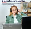 Miniatyrbild 4 av 10: Trust Ayda - USB-headset med mikrofon för PC - Brusreducerande mikrofon - Svart