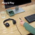 Miniatyrbild 5 av 10: Trust Ayda - USB-headset med mikrofon för PC - Brusreducerande mikrofon - Svart