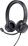 Miniatyrbild 1 av 10: Trust Ayda - USB-headset med mikrofon för PC - Brusreducerande mikrofon - Svart