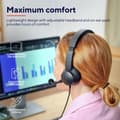 Miniatyrbillede 3 af 11: Trust Ayda - USB headset med mikrofon til PC - Letvægts - Sort
