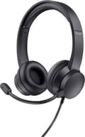 Miniatyrbillede 1 af 11: Trust Ayda - USB headset med mikrofon til PC - Letvægts - Sort