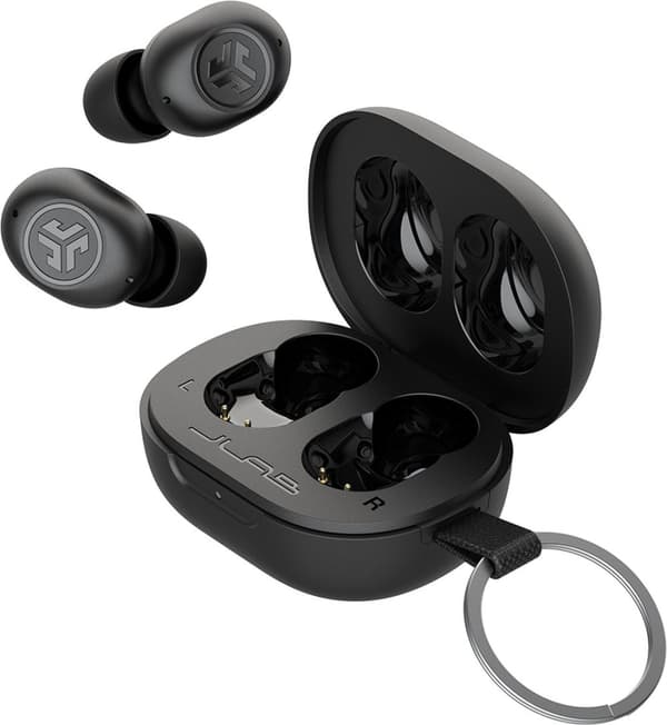 JLab JBuds Mini. Produkttyp: hörlurar Överföringsteknik: True Wireless Stereo (TWS), Blå