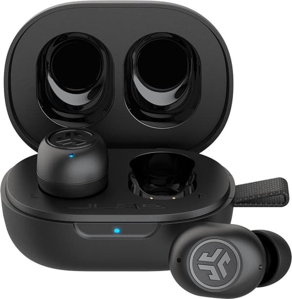 JLab JBuds Mini. Produkttyp: hörlurar Överföringsteknik: True Wireless Stereo (TWS), Blå