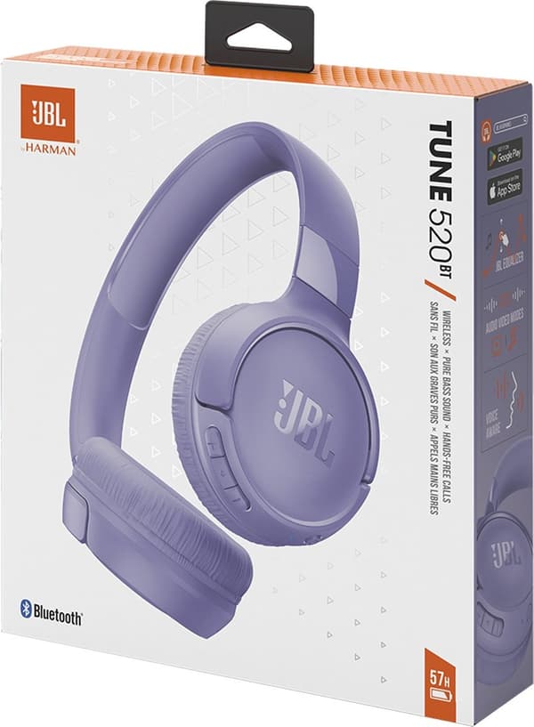 JBL Tune 520BT - Trådlösa on-ear hörlurar - Para ihop