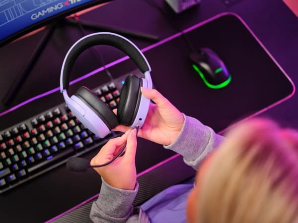 Trust GXT 490P FAYZO - Headset - 7.1 kanals - cirkumaural - kablet - USB-A - lilla (25303)