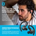 Miniatyrbild 5 av 7: JLab Epic Air Sport Hörlurar Trådlös Öronkrok - In-Ear Bluetooth Svart (IEUEBEAIRSPTNCRBLK82