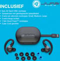 Miniatyrbild 7 av 7: JLab Epic Air Sport Hörlurar Trådlös Öronkrok - In-Ear Bluetooth Svart (IEUEBEAIRSPTNCRBLK82