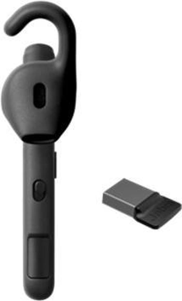 Jabra STEALTH UC (UK) stemmestyring på engelsk, Bluetooth-headset til mobiltelefon og pc (vi