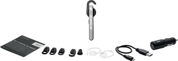 Jabra STEALTH UC (UK) stemmestyring på engelsk, Bluetooth-headset til mobiltelefon og pc (vi