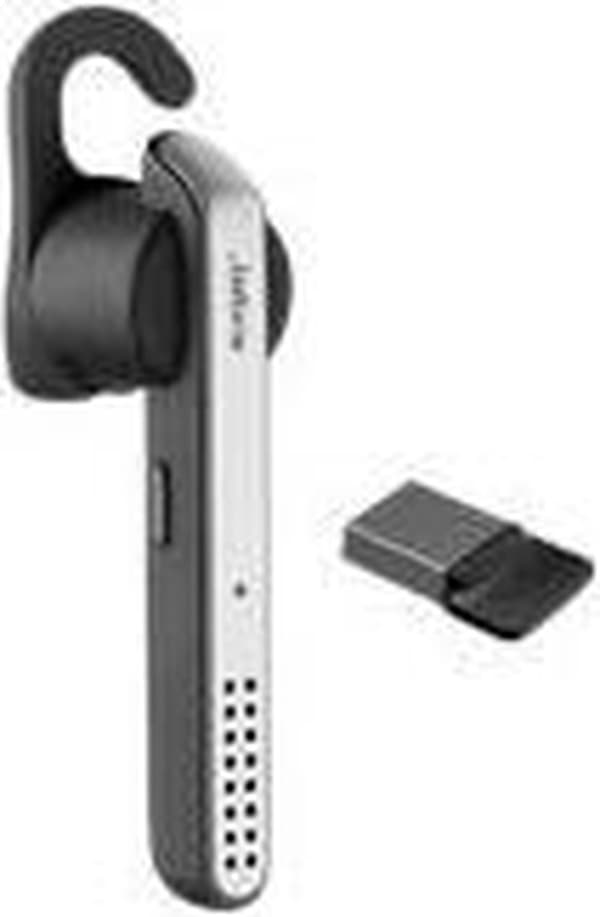 Jabra STEALTH UC (UK) stemmestyring på engelsk, Bluetooth-headset til mobiltelefon og pc (vi