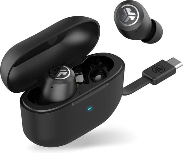 JLAB JBuds ANC Bluetooth-hovedtelefoner - Trådløs - Støjreducerende - 42+ for Playtime - Sort