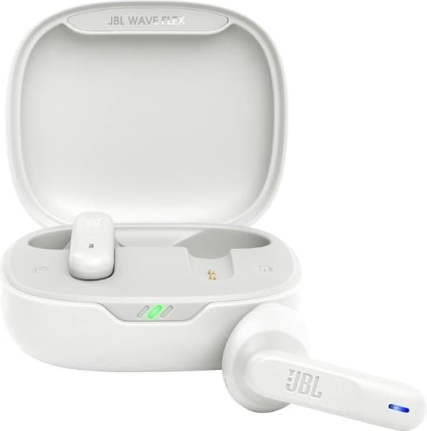 JBL Wave Flex - Helt trådlösa hörlurar - Vit