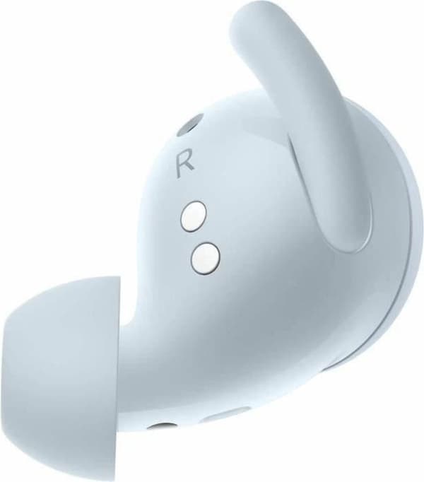 Google Bluetooth blå høretelefoner