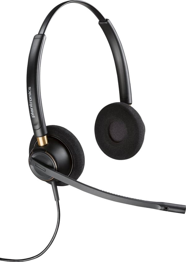 HP Poly EncorePro 520 - EncorePro 500 series - headset - on-ear - trådbunden - aktiv brusreducering