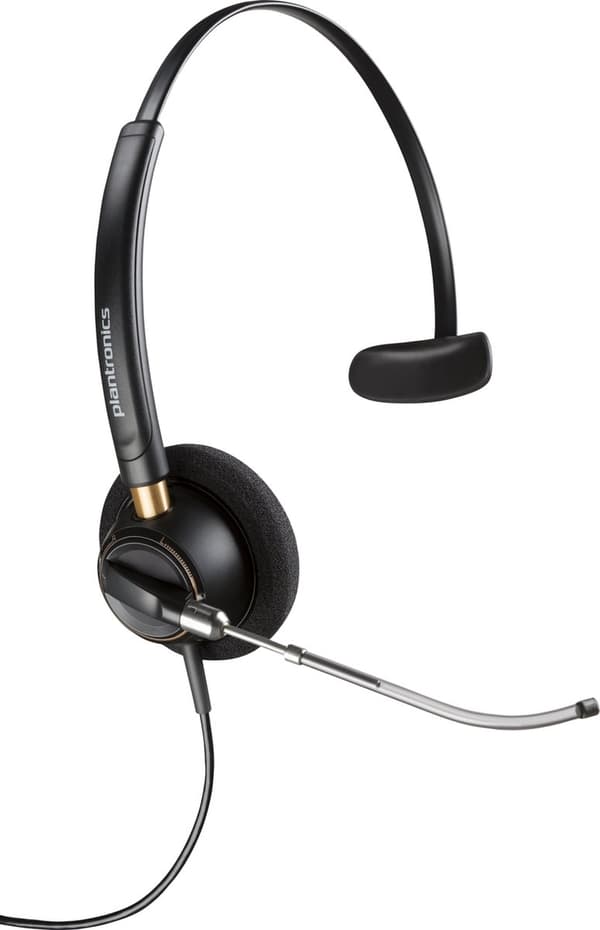 HP Poly EncorePro HW510V Headset - Kabelanslutet - Samtal/musik - 52 g - Hörlurar - Svart (783Q4AA#ABB