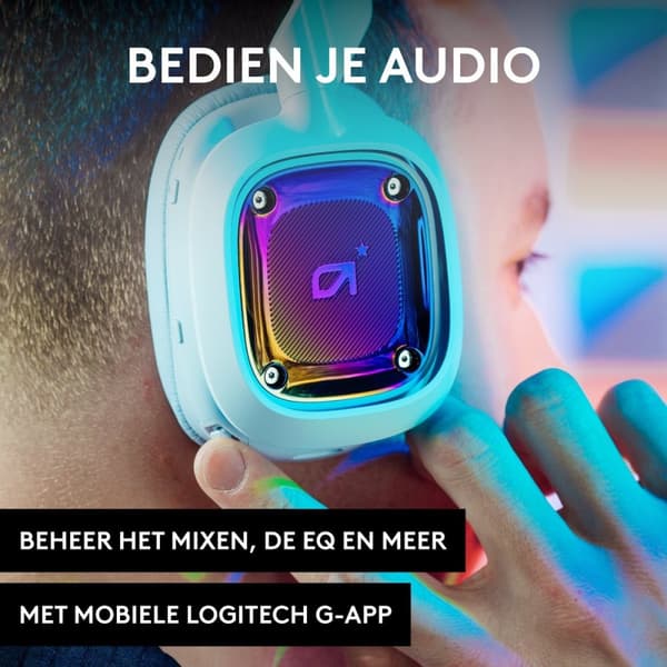 Logitech G Astro A30 - Trådlöst spelheadset - Bluetooth - Levereras till PlayStation - Vit