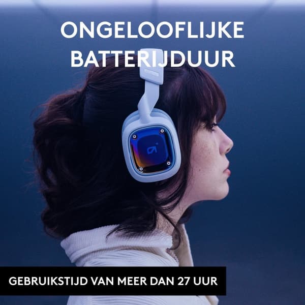 Logitech G Astro A30 - Trådlöst spelheadset - Bluetooth - Levereras till PlayStation - Vit